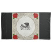  collage Retro met kant en bloemen Kussensloop (Voorkant)