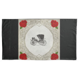  collage Retro met kant en bloemen Kussensloop