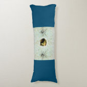  collage Retro met kant en bloemen Lichaamskussen (Voorkant Verticaal)