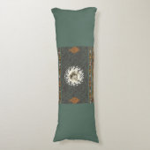 collage Retro met kant en bloemen Lichaamskussen (Voorkant Verticaal)