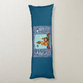  collage Retro met kant en bloemen Lichaamskussen (Achterkant (Verticaal))