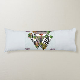  collage Retro met kant en bloemen Lichaamskussen