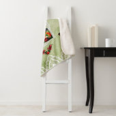  collage Retro met kant en bloemen Sherpa Deken (In situ)