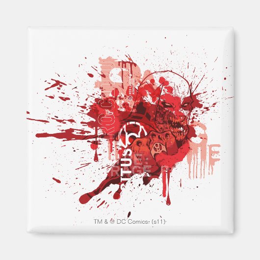 Collage rode lantaarnkorps magneet (Voorkant)