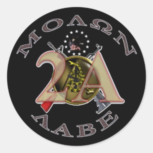 collage ronde sticker