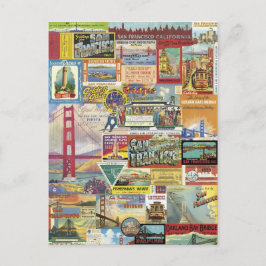 Collage San Francisco Briefkaart