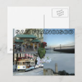 collage San Francisco Briefkaart (Voorkant / Achterkant)