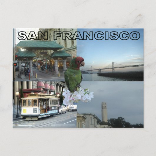 collage San Francisco Briefkaart (Voorkant)