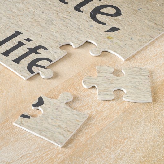  collage Santa-muzikale kerstboodschap, Legpuzzel (Zijkant)