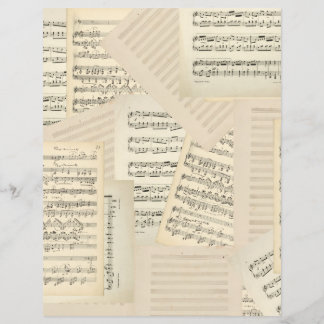  Collage scrapbook voor muziekdecoupage