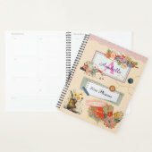 Collage scrapbooking handgemaakte stijl op maat planner (Display)