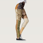 Collage set specerijen en voedselingrediënten leggings (Rechts)