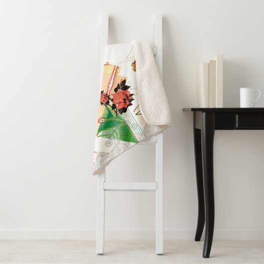 Collage  sherpa deken (In situ)