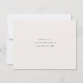 Collage Simple Elegant Modern Gold Wedding Bedankkaart (Achterkant)