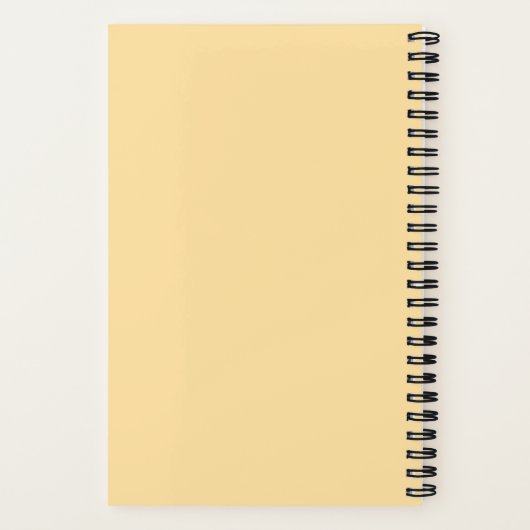 Collage-stijl spiraal Notitieboek met Initiaal R (Achterkant)