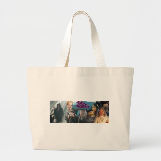 Collage Tribe Series 3 Grote Tote Bag (Voorkant)