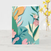 Collage Tuin Bloei Kaart (Gele Bloem)