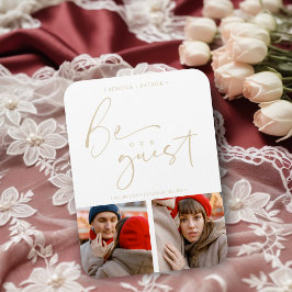 Collage Twee foto's zijn onze gastRomantische brui Magneet