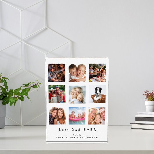 Collage vader familie foto beste vader