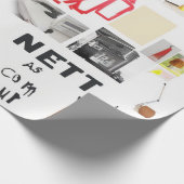 collage van abstracte Waterverf Cadeaupapier (Hoek)