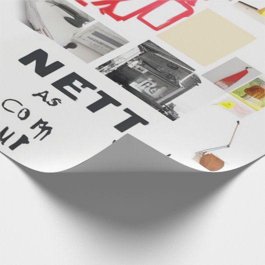 collage van abstracte Waterverf Cadeaupapier (Hoek)