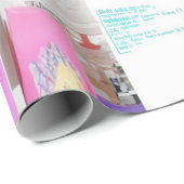 collage van abstracte Waterverf Cadeaupapier (Rol Hoek)