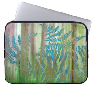 Collage van adelaarsvarens en bos   Seabeck, WA Laptop Sleeve