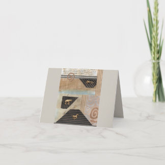 Collage van Afrikaanse dieren Bedankkaart