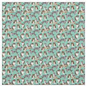Collage van Aussies Australian Shepherd Dogs Stof (Swatch)
