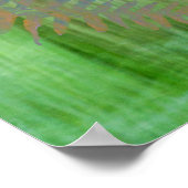 Collage van Bracken Ferns en Forest | Seabeck, WA Poster (Hoek)