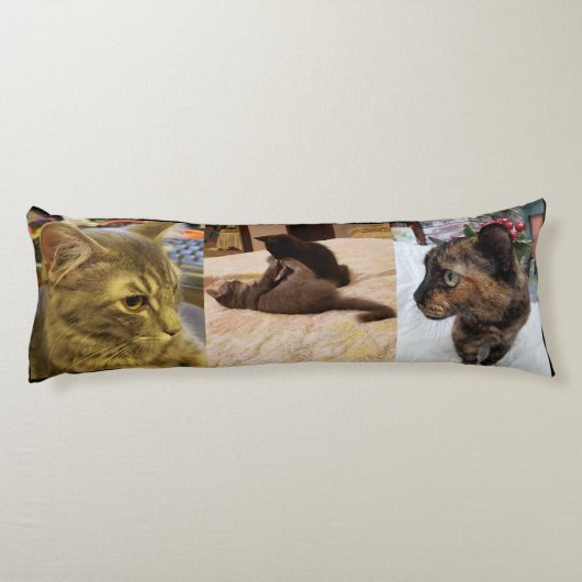 Collage van de Keukenfoto's van het Keukenhuis Lichaamskussen (Achterkant)