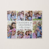 Collage van foto's van grootouders legpuzzel (Horizontaal)