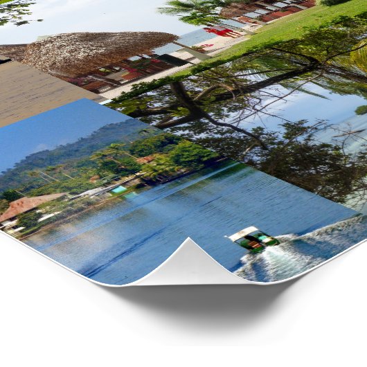 Collage van foto's van Panama Perfect Poster (Hoek)