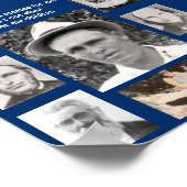 Collage van foto's van vaders geplant voor mij bla poster (Hoek)