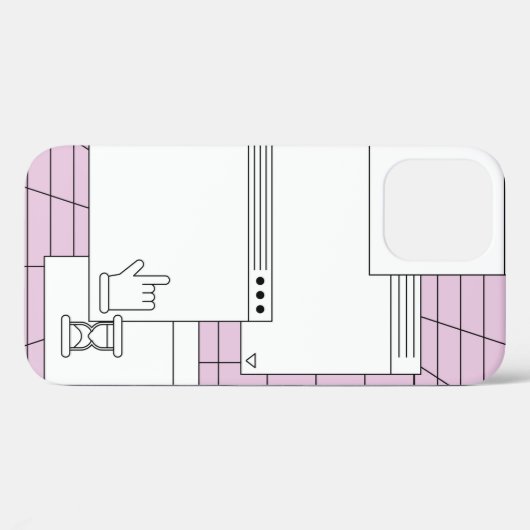 Collage van gebruikersinterfaceelementen. Cyberpun Case-Mate iPhone Case (Achterkant (horizontaal))