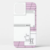 Collage van gebruikersinterfaceelementen. Cyberpun Case-Mate iPhone Case (Achterkant)