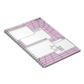 Collage van gebruikersinterfaceelementen. Cyberpun Notitieboek (Rechterzijde)