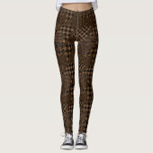 Collage van het patroonpatroonpatroon van Brown Ho Leggings (Voorkant)