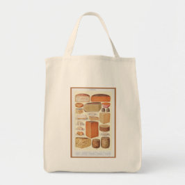  Collage van Huishoudelijke Kazen, 1923 Grocery Tote Bag