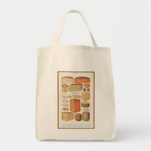 Collage van Huishoudelijke Kazen, 1923 Grocery Tote Bag