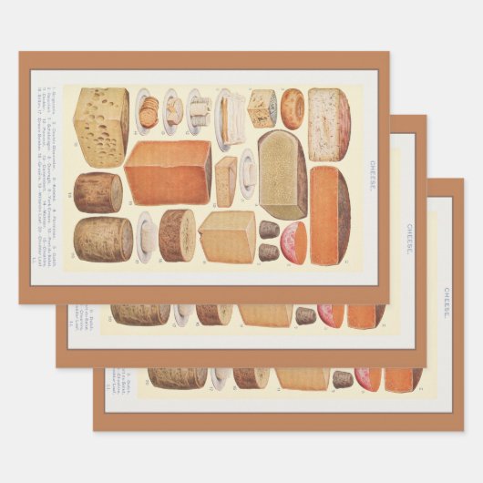 Collage van huishoudkaas, Beeton, 1923 Inpakpapier Vel (Set)