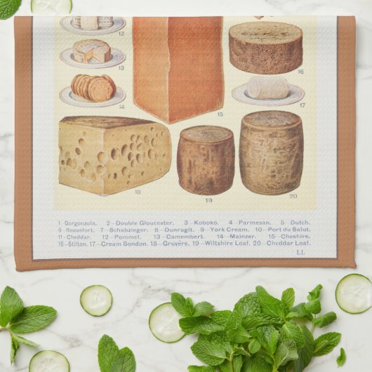  Collage van huishoudkaas, Beeton, 1923 Theedoek (Gevouwen)