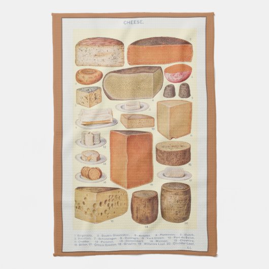  Collage van huishoudkaas, Beeton, 1923 Theedoek (Verticaal)