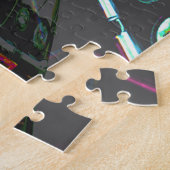 Collage van jaguar cars Puzzle Legpuzzel (Zijkant)