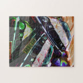 Collage van jaguar cars Puzzle Legpuzzel (Horizontaal)