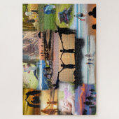 Collage van je familiefoto's legpuzzel (Verticaal)