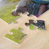 Collage van je familiefoto's legpuzzel (Zijkant)