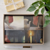 Collage van Kerstmuizen voor Decoupage Tissuepapier (Geschenk)