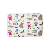 Collage van Kinder speelgoed Badmat (Voorkant)