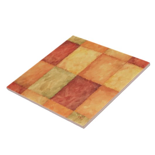 Collage van kleuren M Tegeltje (Zijkant)